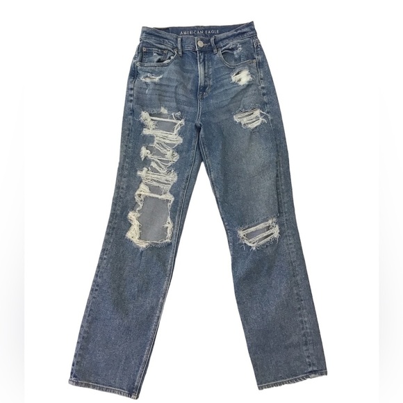 American Eagle High Rise 90s Boyfriend Jeans, 4L - Picture 1 of 8